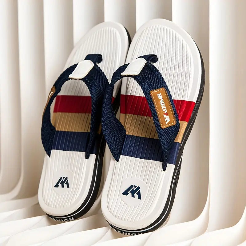 Men’s Colour Block EVA Flip-Flops – Casual Comfort