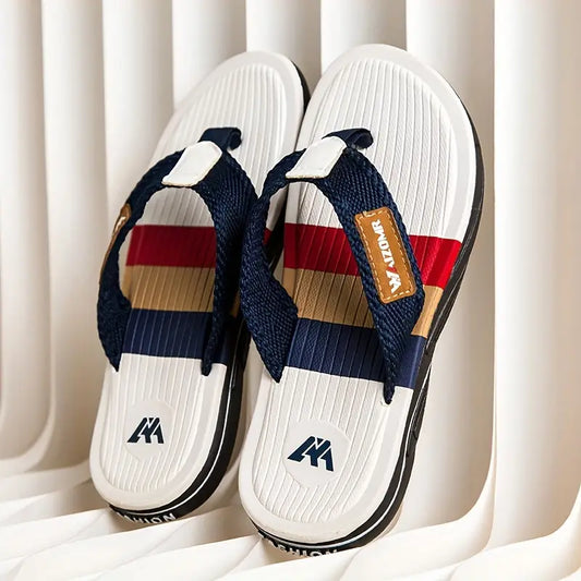 Men’s Colour Block EVA Flip-Flops – Casual Comfort