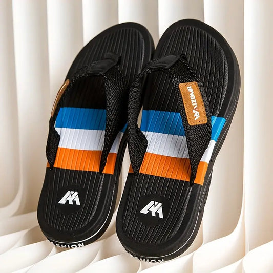 Men’s Colour Block EVA Flip-Flops – Casual Comfort